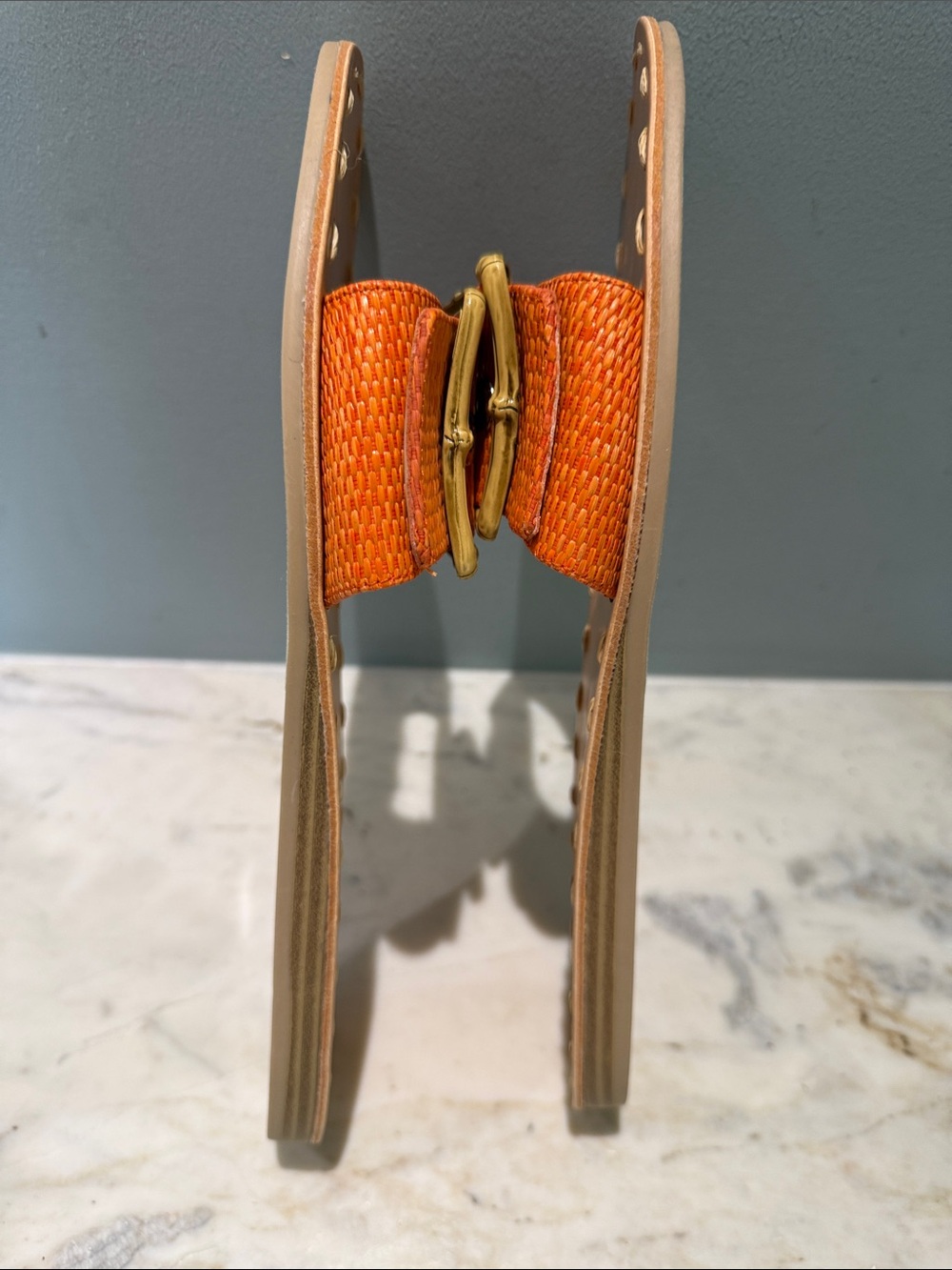 Dolce Vita Orange Slides, size 11 - Picture 6 of 7